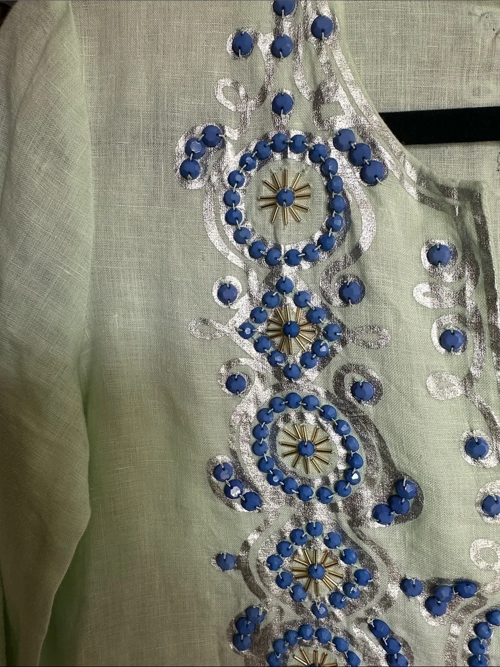 Lilly Pulitzer Amelia Island tunic top is 100% linen! Like new
